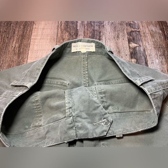 Nili Lotan Military Green Cotton Jogger Women’s Size 2 - Picture 5 of 10